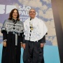 Novos reitor e vice-reitora da USP tomam posse para o período de 2026 a 2030