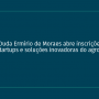 Prêmio Duda Ermírio de Moraes abre inscrições para startups e soluções inovadoras do agro